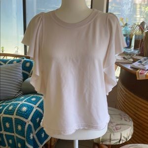 michael stars ariana flutter sweatshirt